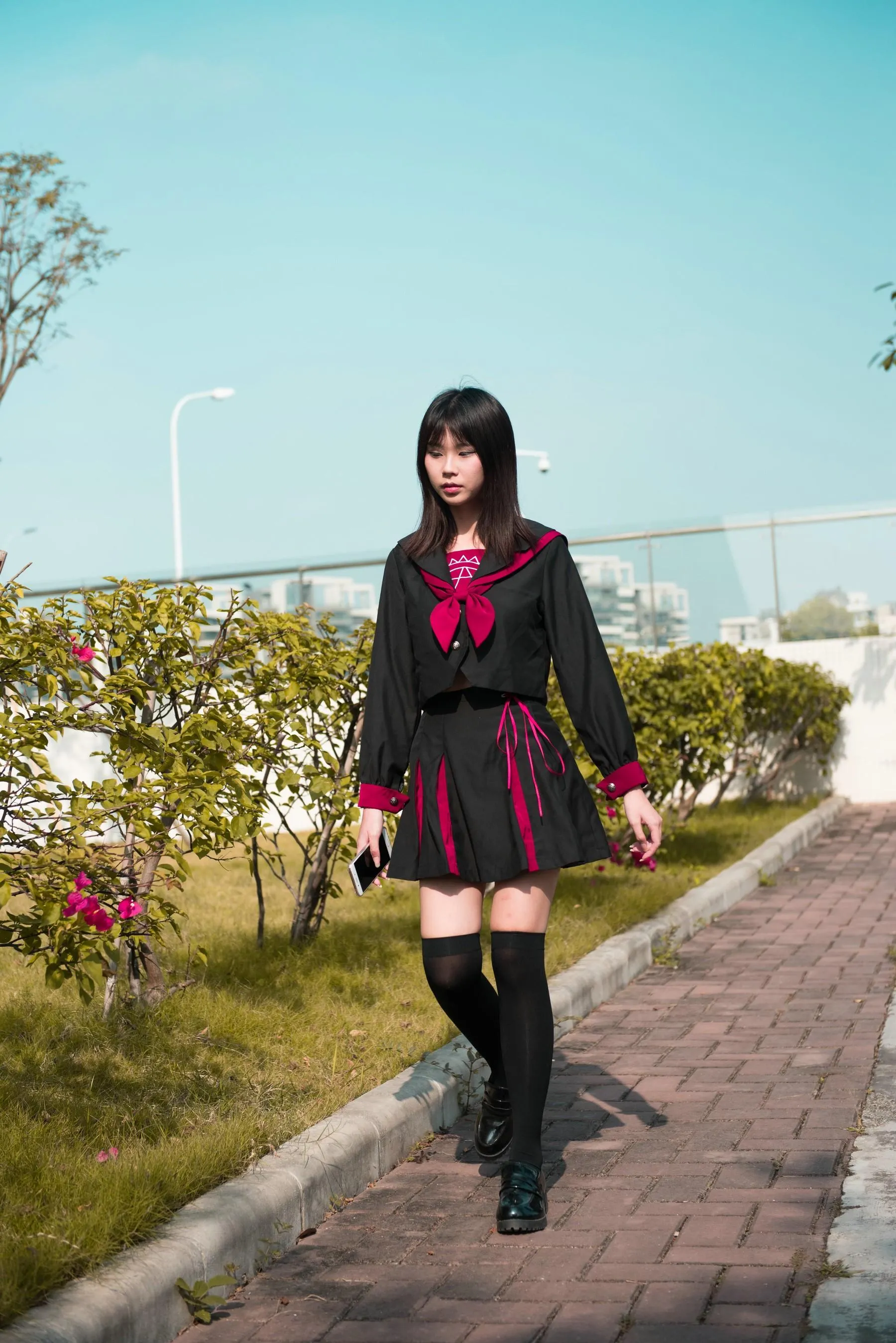 [魔镜街拍] NO.141 活力美术生JK美少女 [288P]插图5